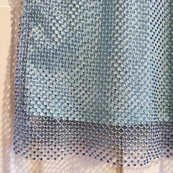 Rhinestone Halter Top Vest Camisole Sleeveless Dressy Sparkle Tank Top - Picture 5 of 5